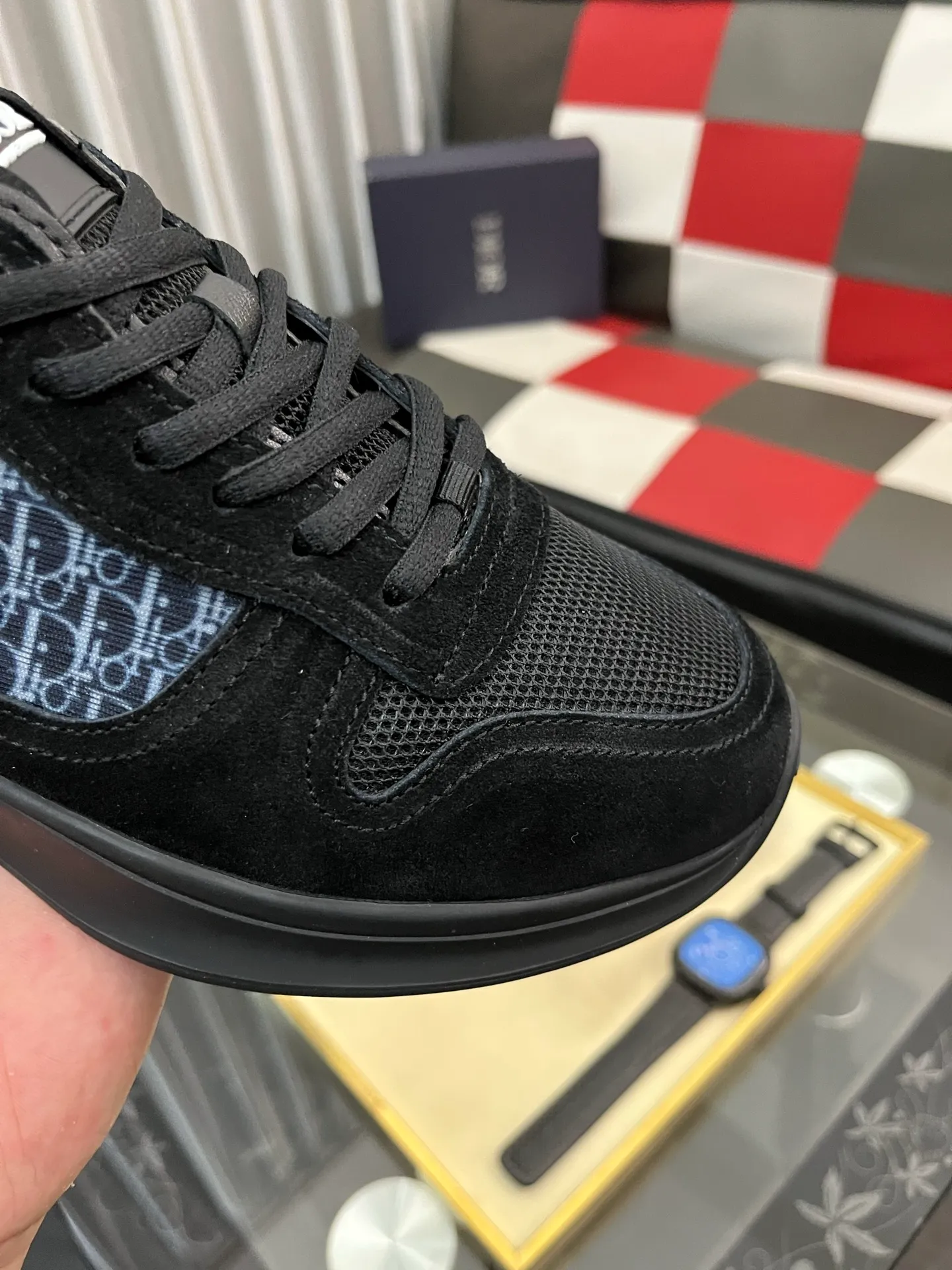 Men's shoes💰: 360⌚️⌚️[Dior] Dior's new men's genuine leather casual shoes, the highest version on the market, any comparison is welcome🆚! The original leather has excellent texture and is super high-end! Fetal sheep net lining imported from Italy, removable pad! Luxurious materials and fine workmanship, highly recommended! Code number: 38-444️⃣Colors available